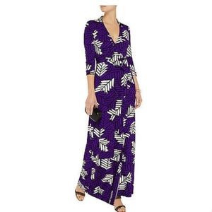 DVF Wrap Maxi Dress.  Size 4